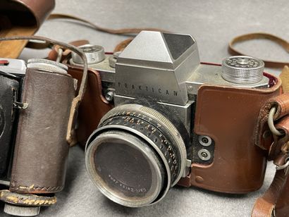 Lot de six appareils photo argentiques
Norca,...