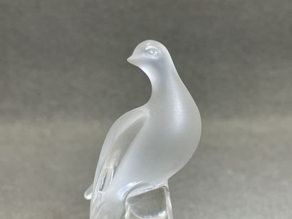 LALIQUE FRANCE.
Baguier en cristal translucide...