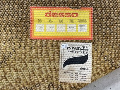 Desso (Hollande)
Tapis rovel acrylique 
Années...