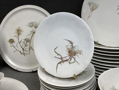 HAVILAND, décor aux chardons
Service de table...