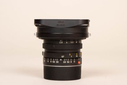 LEICA. 
Leitz.objectif Elmarit -M 1:2.8/21...