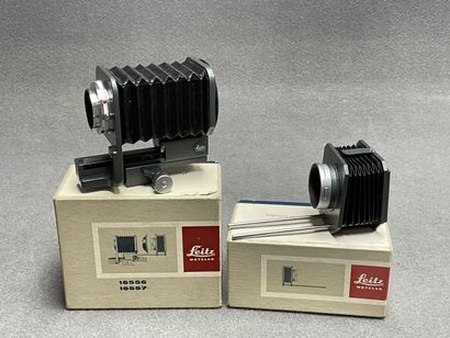LEITZ WETZLAR. 
Soufflet monté sur vernier...