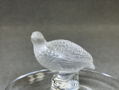 LALIQUE FRANCE.
Baguier en cristal translucide...