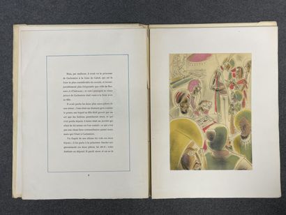 VOLTAIRE
Le blanc et le noir. 
Lithographies...