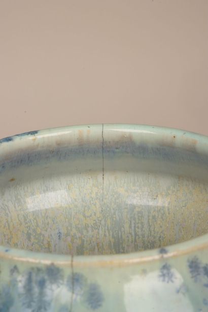 Alfred RENOLEAU (1854-1930) 
Grand vase en...