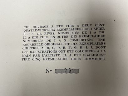 VOLTAIRE
Le blanc et le noir. 
Lithographies...