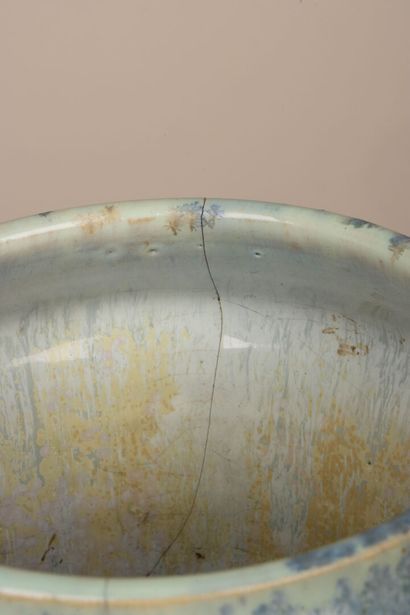 Alfred RENOLEAU (1854-1930) 
Grand vase en...