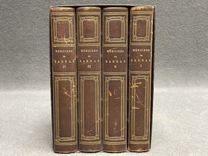 Mémoires de Barras par George Duruy. 
Hachette...