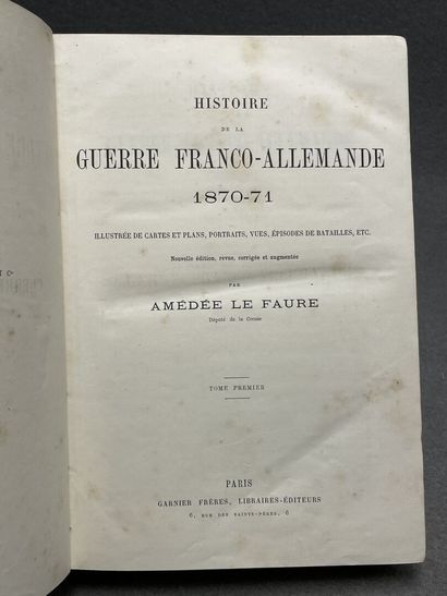 Histoire de la guerre Franco-Allemande 1870-71....