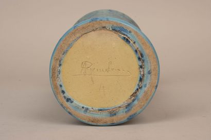 Alfred RENOLEAU (1854-1930) 
Grand vase en...