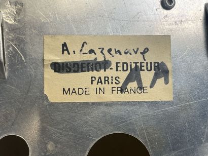 André CAZENAVE (1928-2003), Attribué à
Galet...