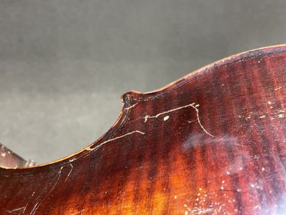 Violon. 
Sans étiquette. 
Longueur caisse:...