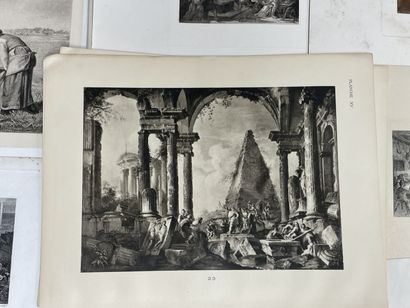 Lot de gravures.