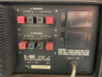 Chaine HI-FI 
-Ampli Luxman L-80.
-Lecteur...