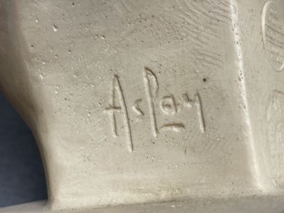 ASLAN (1930-2014) d'après. 
 Buste de Marianne,...
