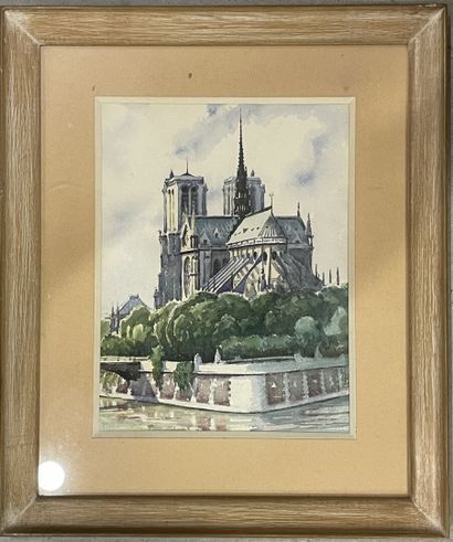Lot de seize pièces encadrée.