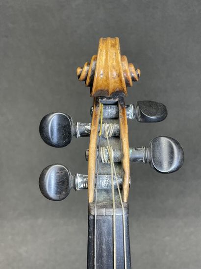 Violon et deux archets
sans étiquette. 
L....
