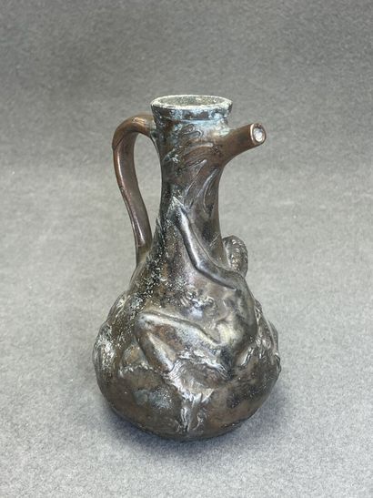 Deux pichets et deux chopes en étain ARt...