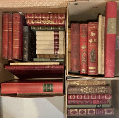 Trois cartons de livres reliés: Jeunesses,...
