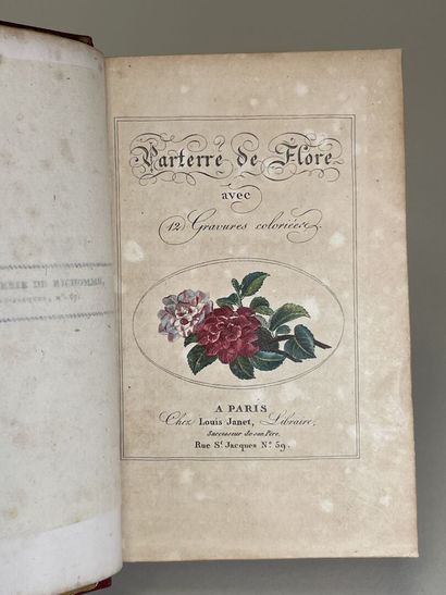 MALO, Charles. - Parterre de Flore avec 12...