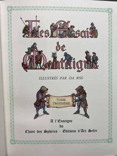 MONTAIGNE 
Les Essais. Illustrations de DA...