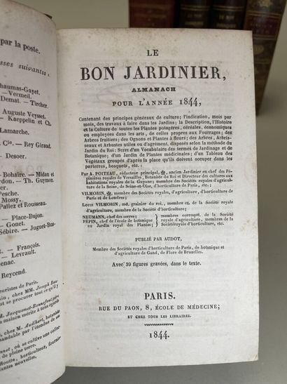 [BON JARDINIER]. - Ensemble de quatre années...