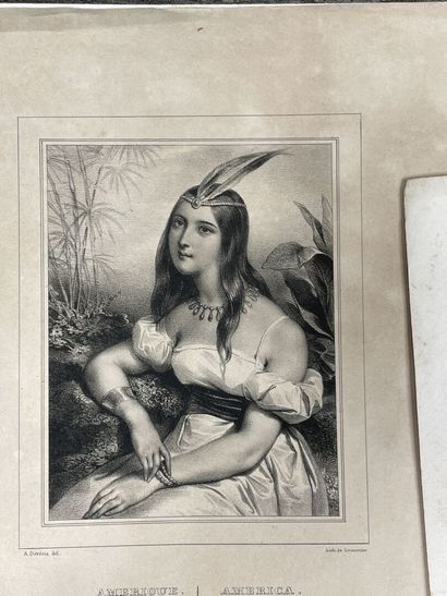 Lot de gravures.
