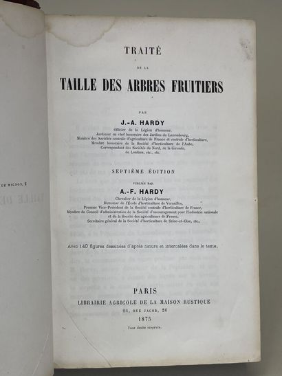 HARDY, Alexandre. - Traité de la taille des...