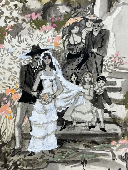 Dany LARTIGUE (1921-2017)
Mariage à Sainte...