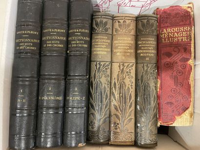 Deux cartons de livres reliés
