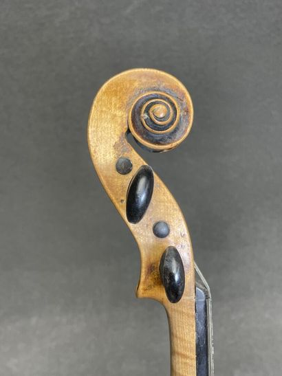 Violon et deux archets
sans étiquette. 
L....