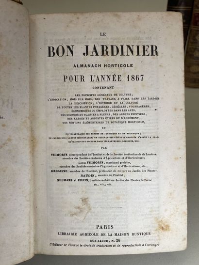 [BON JARDINIER]. - Ensemble de quatre années...