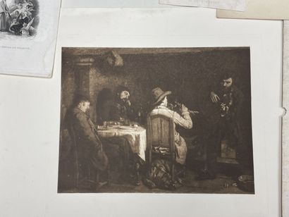 Lot de gravures.