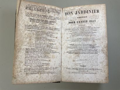 [BON JARDINIER]. - Ensemble de quatre années...