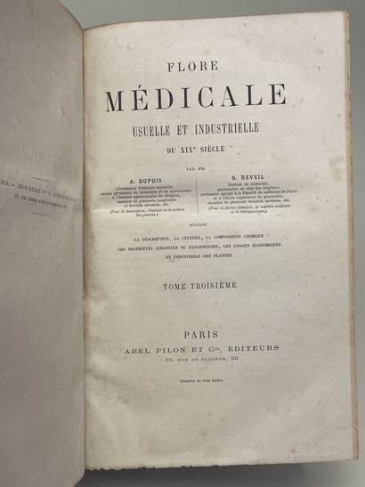 DUPUIS, A & REVEIL, O. - Flore médicale usuelle...