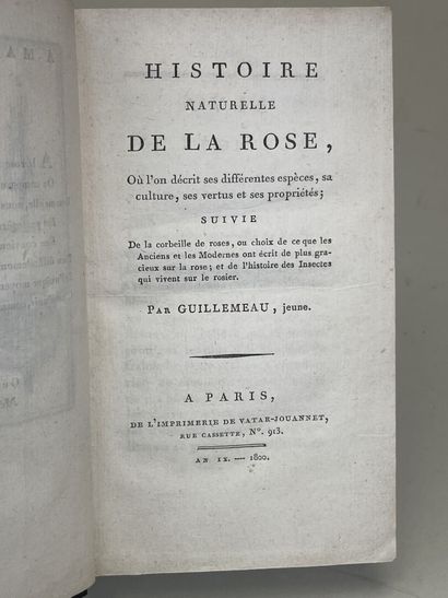 GUILLEMEAU, (Jean Louis Marie). - Histoire...