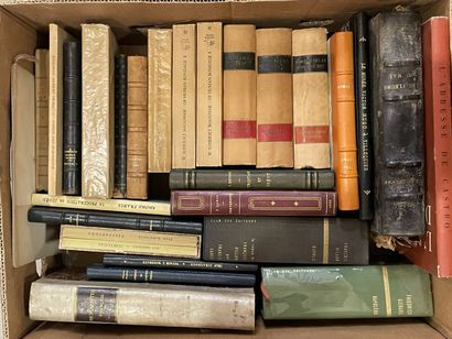Deux cartons de livres XX° divers