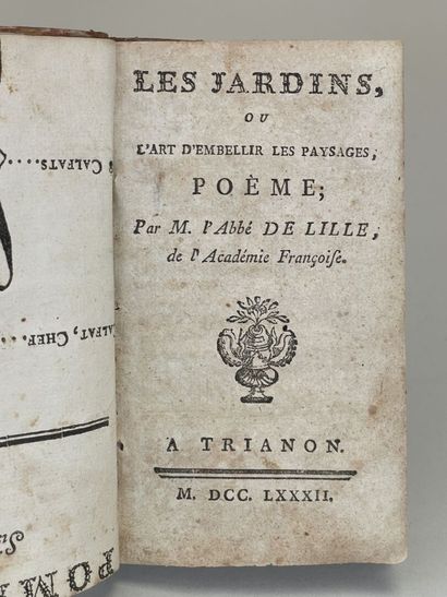 DELILLE, Jacques (abbé). - Les Jardins, ou...