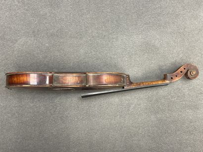 Violon. 
Sans étiquette. 
Longueur caisse:...