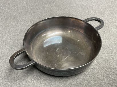 CHRISTOFLE. 
Saleron, timbale, coupe à deux...