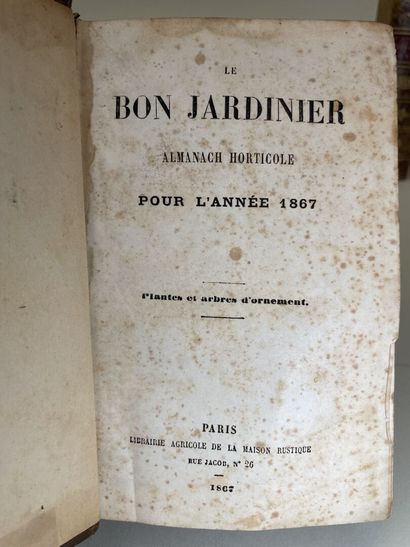 [BON JARDINIER]. - Ensemble de quatre années...