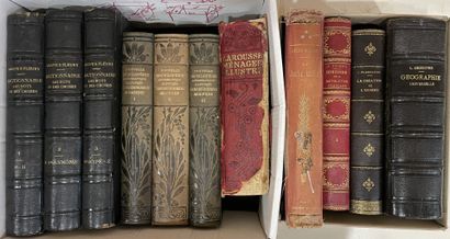 Deux cartons de livres reliés