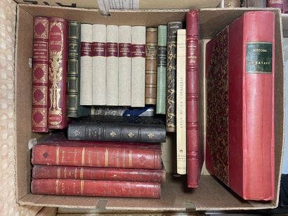 Trois cartons de livres reliés: Jeunesses,...