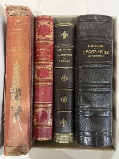 Deux cartons de livres reliés