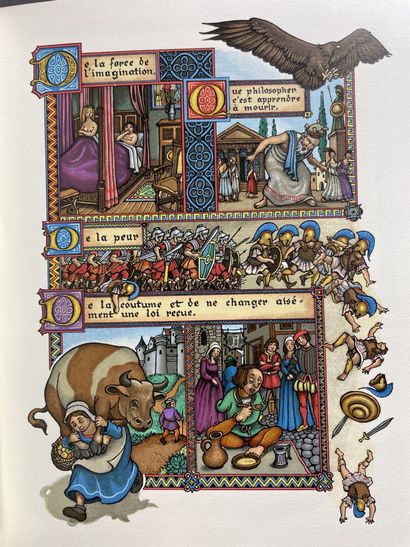 MONTAIGNE 
Les Essais. Illustrations de DA...