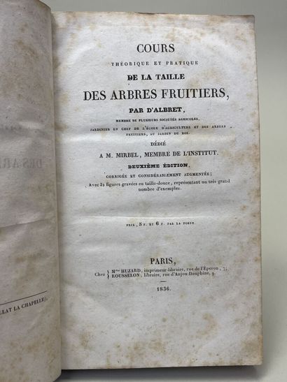 ALBRET, J.-B. d'. - Cours théorique et pratique...
