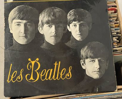 Deux cartons de disques vinyles 33 tours
Variété...