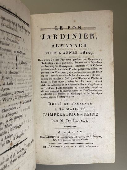 [BON JARDINIER]. - Ensemble de quatre années...