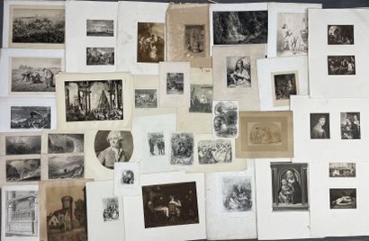 Lot de gravures.