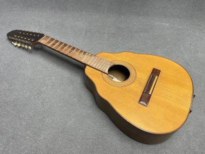 Guitare à douze cordes. 
Portant l'étiquette...